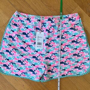 Vineyard Vines Multi Whale Print Shorts - Pink, Blue, Green